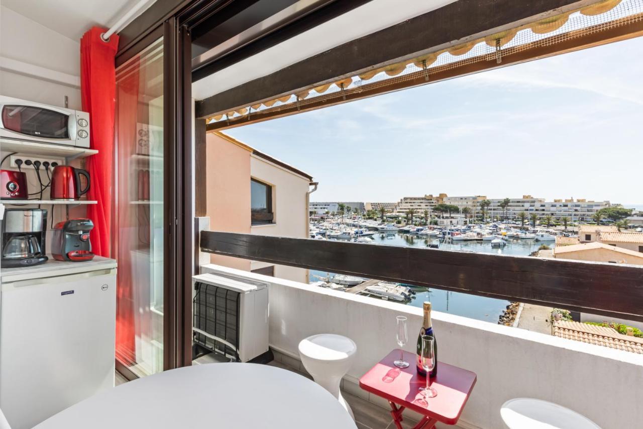 Studio Vue Mer Panoramique, Piscine Port Venus Village Naturiste Agde Dış mekan fotoğraf